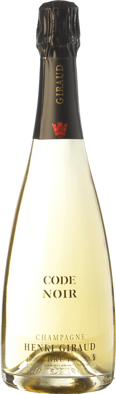 Envio grátis | Espumante branco Henri Giraud Code Noir Reserva A.O.C. Champagne Champagne França Pinot Preto 75 cl