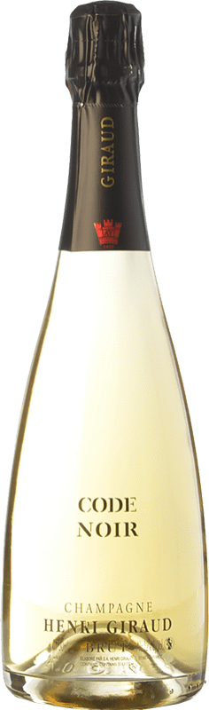 Free Shipping | White sparkling Henri Giraud Code Noir Reserve A.O.C. Champagne Champagne France Pinot Black 75 cl