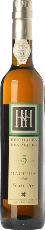 Бесплатная доставка | Крепленое вино H&H Henriques & Henriques Finest Dry 5 I.G. Madeira мадера Португалия Tinta Negra 75 cl