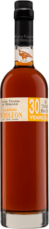 Free Shipping | Fortified wine La Gitana Amontillado Viejo Napoleón Very Old Rare Sherry VORS D.O. Manzanilla-Sanlúcar de Barrameda Andalusia Spain Palomino Fino 30 Years Medium Bottle 50 cl