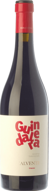 Kostenloser Versand | Rotwein Calvente Finca La Guindalera VS Vendimia Seleccionada — Ausgewählte Weinlese Crianza — Kurze Fassreifung D.O.P. Vino de Calidad de Granada Andalusien Spanien Tempranillo, Merlot, Syrah, Cabernet Sauvignon 75 cl