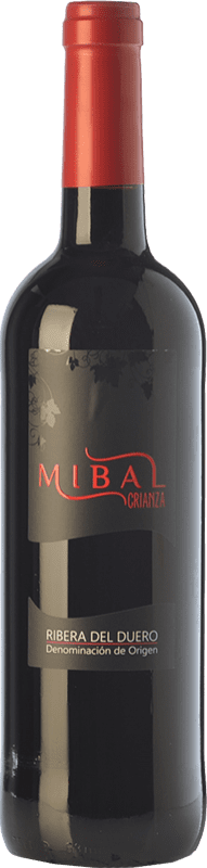Бесплатная доставка | Красное вино Hornillos Ballesteros Mibal молодое D.O. Ribera del Duero Кастилия-Леон Испания Tempranillo — Темпранильо 75 cl