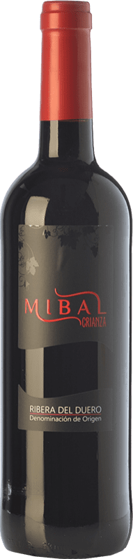 11,95 € Envío gratis | Vino tinto Hornillos Ballesteros Mibal Joven D.O. Ribera del Duero