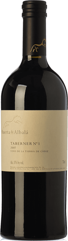 81,95 € Free Shipping | Red wine Huerta de Albalá Taberner Nº 1 Crianza 2007 I.G.P. Vino de la Tierra de Cádiz Andalusia Spain Merlot, Syrah, Cabernet Sauvignon Bottle 75 cl