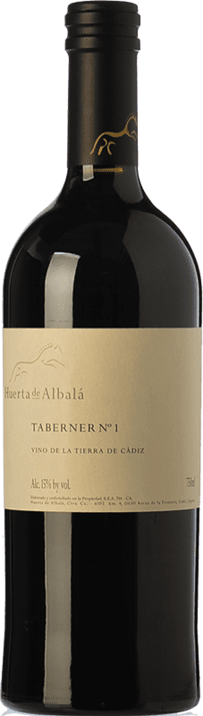 91,95 € | Vino Rosso Huerta de Albalá Taberner Nº 1 Crianza — Invecchiato in Botte I.G.P. Vino de la Tierra de Cádiz Andalusia Spagna Merlot, Syrah, Cabernet Sauvignon 75 cl
