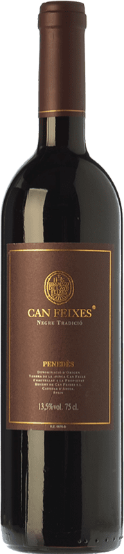 25,95 € Envio grátis | Vinho tinto Huguet de Can Feixes Negre Tradició Crianza D.O. Penedès