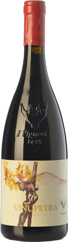 45,95 € | Red wine I Vigneri Rosso Vinupetra D.O.C. Etna Sicily Italy Grenache, Nerello Mascalese, Nerello Cappuccio Bottle 75 cl
