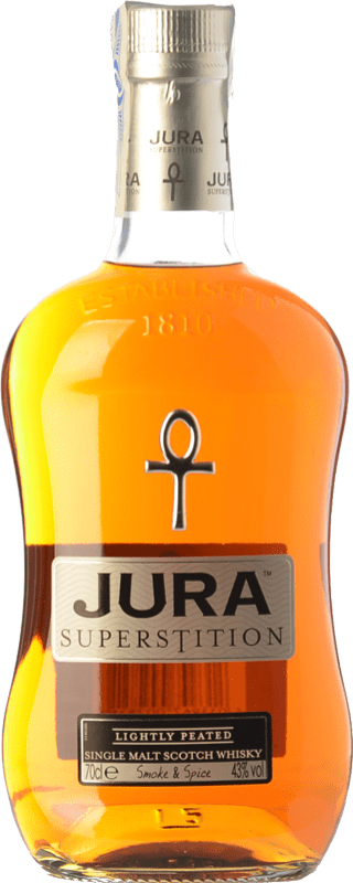 Envoi gratuit | Single Malt Whisky Isle of Jura Superstition Îles Royaume-Uni 70 cl