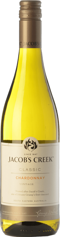 6,95 € | Vin blanc Jacob's Creek Classic Crianza I.G. Southern Australia Australie méridionale Australie Chardonnay 75 cl