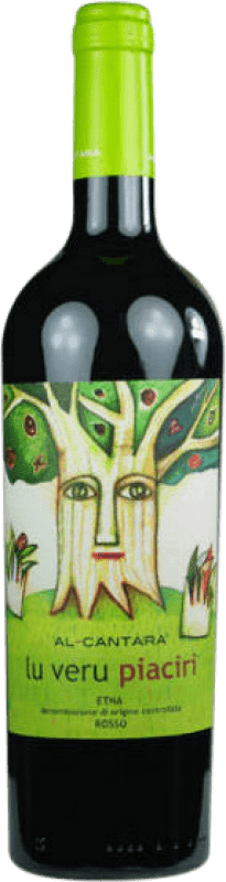 Kostenloser Versand | Rotwein Al-Cantàra Lu Veru Piaciri D.O.C. Etna Sizilien Italien Nerello Eco — Biologisch 75 cl