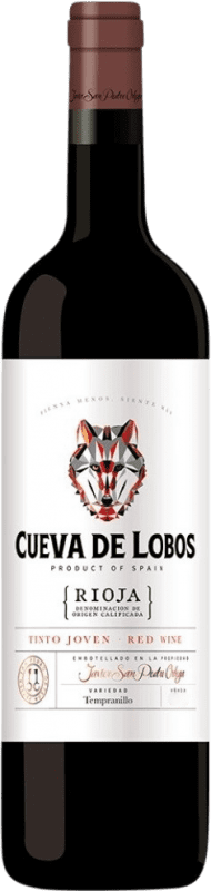 Бесплатная доставка | Красное вино Javier San Pedro Cueva de Lobos старения D.O.Ca. Rioja Ла-Риоха Испания Tempranillo 75 cl