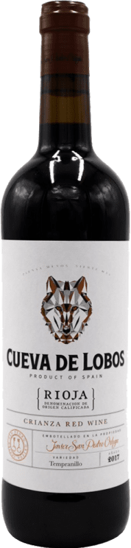 12,95 € 免费送货 | 红酒 Javier San Pedro Cueva de Lobos 岁 D.O.Ca. Rioja