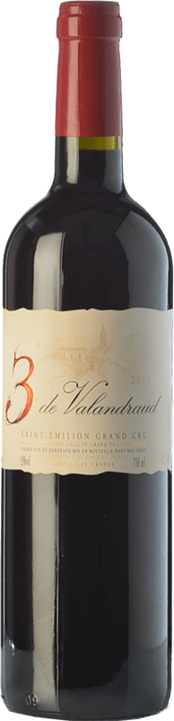 25,95 € | Red wine Jean-Luc Thunevin 3 de Valandraud Crianza A.O.C. Saint-Émilion Grand Cru Bordeaux France Merlot, Cabernet Sauvignon, Cabernet Franc, Malbec Bottle 75 cl