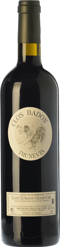 Kostenloser Versand | Rotwein Jean-Luc Thunevin Clos Badon Alterung A.O.C. Saint-Émilion Bordeaux Frankreich Merlot, Cabernet Sauvignon, Cabernet Franc 75 cl