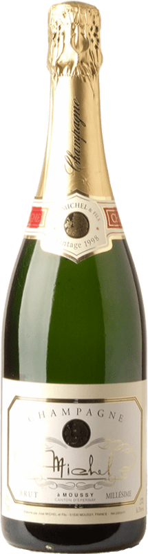免费送货 | 白起泡酒 José Michel Brut — 起泡酒 干型 Millésimé 珍藏 A.O.C. Champagne 香槟酒 法国 Chardonnay — 莎当妮, Pinot Meunier — 黑皮诺·莫尼耶 75 cl