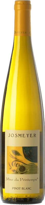 Envio grátis | Vinho branco Domaine Josmeyer Pinot Blanc Mise de Printemps Crianza A.O.C. Alsace Alsácia França Pinot Branco, Pinot Auxerrois 75 cl