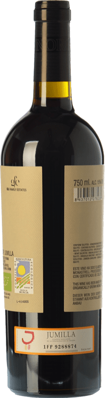 6,95 € | Red wine Juan Gil Honoro Vera Organic Joven D.O. Jumilla Castilla la Mancha Spain Monastrell Bottle 75 cl