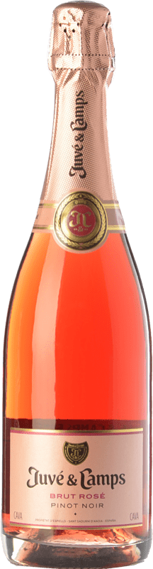 送料無料 | ロゼスパークリングワイン Juvé y Camps Rosé Brut 若い D.O. Cava カタロニア スペイン Pinot Black 75 cl