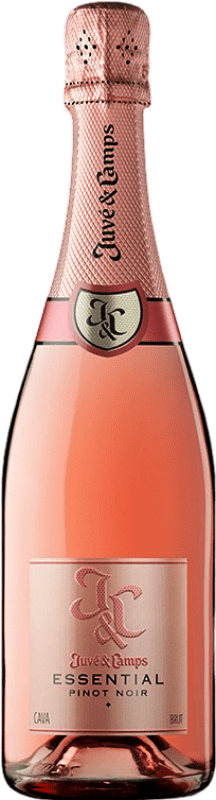 22,95 € Envio grátis | Espumante rosé Juvé y Camps Essential Rosé Brut Jovem D.O. Cava