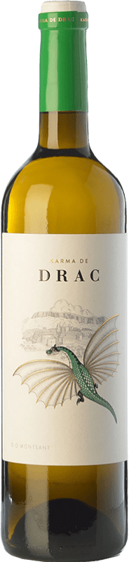 Free Shipping | White wine Karma de Drac Blanc D.O. Montsant Catalonia Spain Grenache Tintorera, Grenache White, Macabeo 75 cl