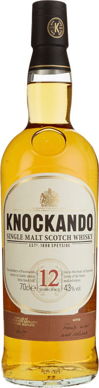 39,95 € | ウイスキーシングルモルト Knockando スペイサイド イギリス 12 年 70 cl