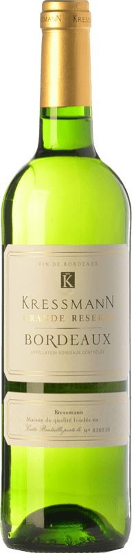 5,95 € | White wine Kressmann Blanc Grande Réserve A.O.C. Bordeaux Bordeaux France Sauvignon White, Sémillon, Muscadelle 75 cl
