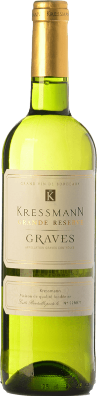 7,95 € | White wine Kressmann Blanc Grande Réserve A.O.C. Graves Bordeaux France Sauvignon White, Sémillon 75 cl