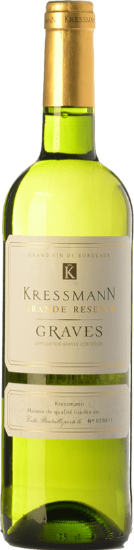 8,95 € | Vino blanco Kressmann Blanc Grande Réserve A.O.C. Graves Burdeos Francia Sauvignon Blanca, Sémillon 75 cl