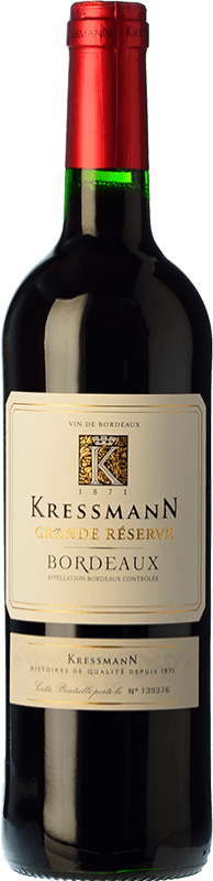 7,95 € Бесплатная доставка | Красное вино Kressmann Rouge Гранд Резерв A.O.C. Bordeaux