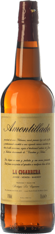 18,95 € Envoi gratuit | Vin Fortifié La Cigarrera Amontillado D.O. Jerez-Xérès-Sherry