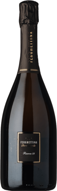 Kostenloser Versand | Weißer Sekt La Ferghettina 33 Pas Dosé Zéro Dosage Reserve D.O.C.G. Franciacorta Lombardei Italien Chardonnay 75 cl