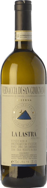 Бесплатная доставка | Белое вино La Lastra Резерва D.O.C.G. Vernaccia di San Gimignano Тоскана Италия Vernaccia — Верначча 75 cl