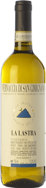 Free Shipping | White wine La Lastra D.O.C.G. Vernaccia di San Gimignano Tuscany Italy Vernaccia Organic 75 cl