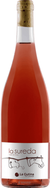 Free Shipping | Rosé wine Celler La Gutina La Sureda D.O. Empordà Catalonia Spain Grenache Tintorera Organic 75 cl