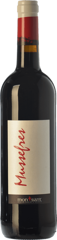 Envoi gratuit | Vin Rouge Serra d'Almos Mussefres Jove Jeune D.O. Montsant Catalogne Espagne Syrah, Garnacha — Grenache, Cariñena — Carignan 75 cl