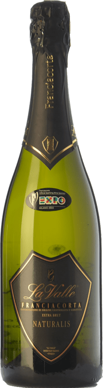Бесплатная доставка | Белое игристое вино La Valle Naturalis D.O.C.G. Franciacorta Ломбардии Италия Pinot Noir — Пино Нуар, Chardonnay — Шардоне, Pinot Blanc — Пино Блан 75 cl
