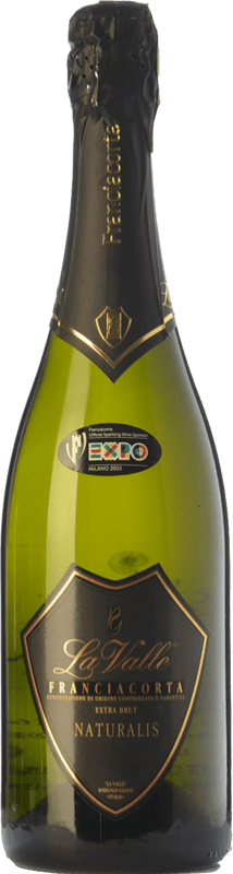 Envio grátis | Espumante branco La Valle Naturalis D.O.C.G. Franciacorta Lombardia Itália Pinot Preto, Chardonnay, Pinot Branco 75 cl