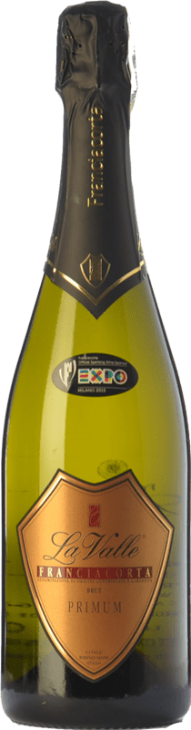 Envoi gratuit | Blanc mousseux La Valle Primum D.O.C.G. Franciacorta Lombardia Italie Pinot Noir, Chardonnay, Pinot Blanc 75 cl