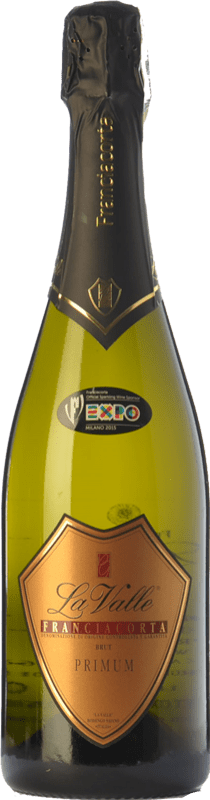 Free Shipping | White Sparkling Wine La Valle Primum D.O.C.G. Franciacorta Lombardia Italy Pinot Noir, Chardonnay, Pinot Blanc 75 cl
