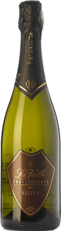 Бесплатная доставка | Белое игристое La Valle Regium D.O.C.G. Franciacorta Ломбардии Италия Chardonnay 75 cl