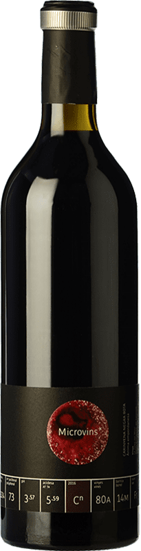 24,95 € | Red wine La Vinyeta Microvins Aged D.O. Empordà Catalonia Spain Samsó Bottle 75 cl