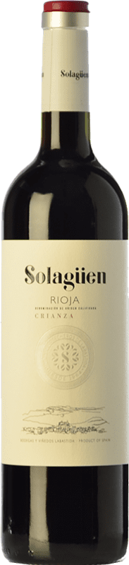 7,95 € Free Shipping | Red wine Labastida Solagüen Crianza D.O.Ca. Rioja The Rioja Spain Tempranillo Bottle 75 cl