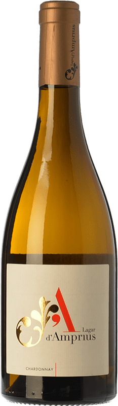 11,95 € Free Shipping | White wine Lagar d'Amprius I.G.P. Vino de la Tierra Bajo Aragón Aragon Spain Chardonnay Bottle 75 cl