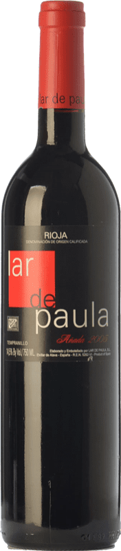 21,95 € | Red wine Lar de Paula Cepas Viejas Crianza D.O.Ca. Rioja The Rioja Spain Tempranillo Bottle 75 cl