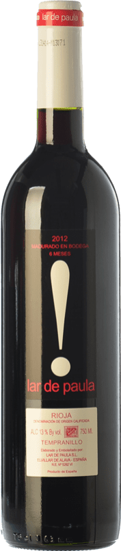 5,95 € Бесплатная доставка | Красное вино Lar de Paula Madurado молодое D.O.Ca. Rioja