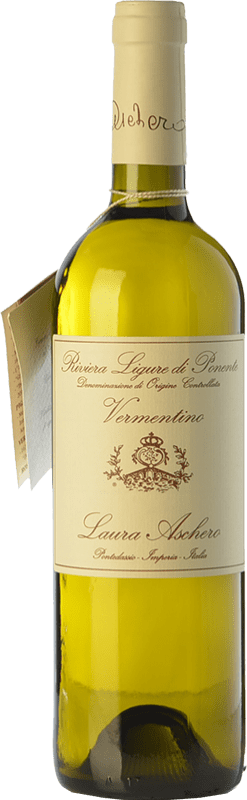 Envoi gratuit | Vin blanc Aschero D.O.C. Riviera Ligure di Ponente Ligurie Italie Vermentino 75 cl