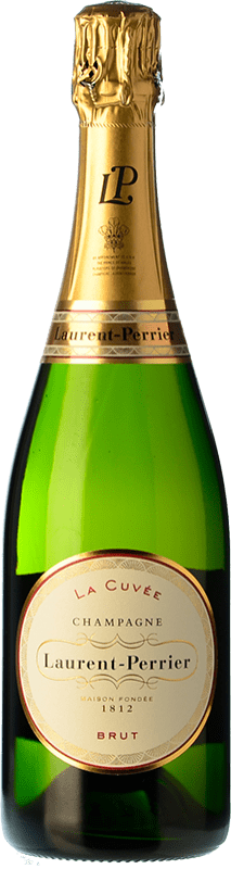 Бесплатная доставка | Белое игристое Laurent Perrier брют Гранд Резерв A.O.C. Champagne шампанское Франция Pinot Black, Chardonnay, Pinot Meunier 75 cl