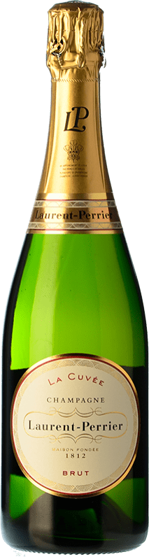 Free Shipping | White sparkling Laurent Perrier Brut Grand Reserve A.O.C. Champagne Champagne France Pinot Black, Chardonnay, Pinot Meunier 75 cl