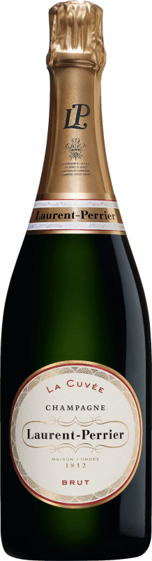 52,95 € | Espumante Branco Laurent Perrier La Cuvée Brut — Bruto Cuvée Grande Reserva A.O.C. Champagne Champagne França Pinot Noir, Chardonnay, Pinot Meunier 75 cl