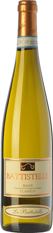 Free Shipping | White Wine Le Battistelle Classic D.O.C. Soave Veneto Italy Garganega 75 cl